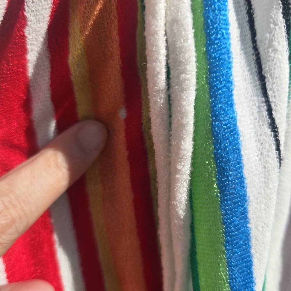 Colorful Striped House Dress - Picture 3 of 4